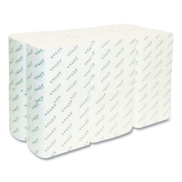 Morcon Tissue Valay Interfolded Napkins, 1-Ply, White, 6.5 X 8.25, 6,000/Carton