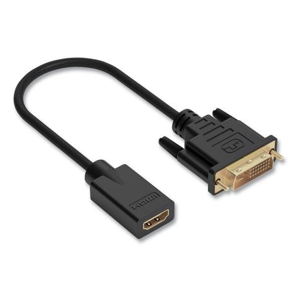 Nxt Technologies Dvi To Hdmi Adapter, 6", Black