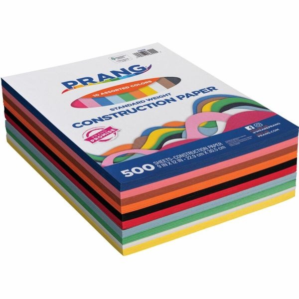 Pacon® Multicultural Construction Paper, 9 x 12, Assorted, 50 Sheets