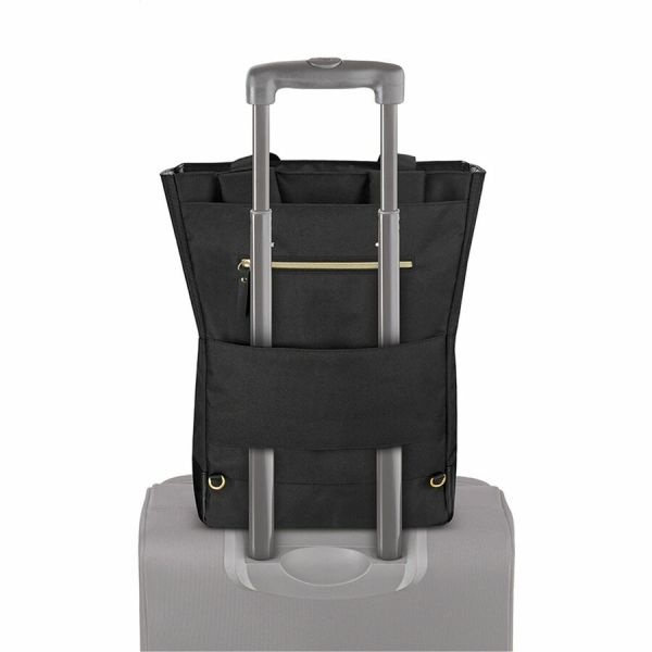 Solo Parker Carrying Case (Tote) For 15.6" Notebook - Classic Black, Gold