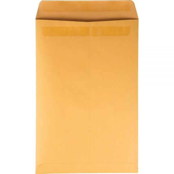 Quality Park Redi-Seal Catalog Envelope, #15, Cheese Blade Flap, Redi-Seal Adhesive Closure, 10 X 15, Brown Kraft, 250/Box