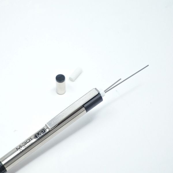 Zebra M-301 Mechanical Pencil, 0.5 Mm, Hb (#2.5), Black Lead, Steel/Black Accents Barrel, Dozen