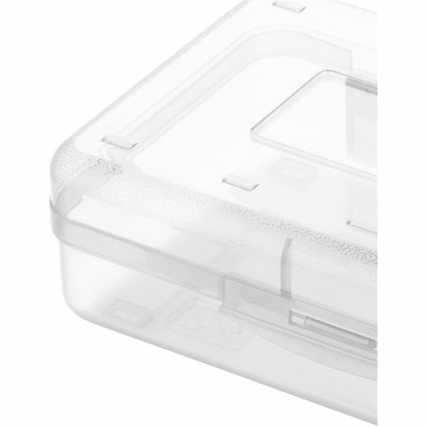 Business Source Carrying Case Pencil, Writing Utensils, Supplies - Clear