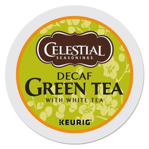 Celestial Seasonings Decaffeinated Green Tea K-Cups, 24/Box