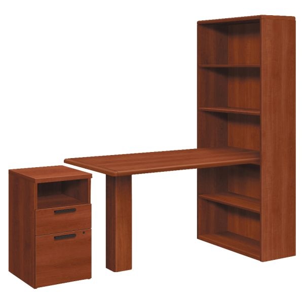 Hon 10700 Series Double Pedestal Desk With ThreeQuarter Height