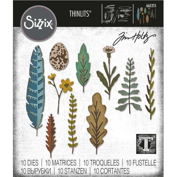 Sizzix Thinlits Dies By Tim Holtz 10/Pkg