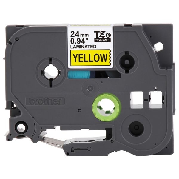 Brother Tze-651 Black-On-Yellow Tape, 1" X 26.2'