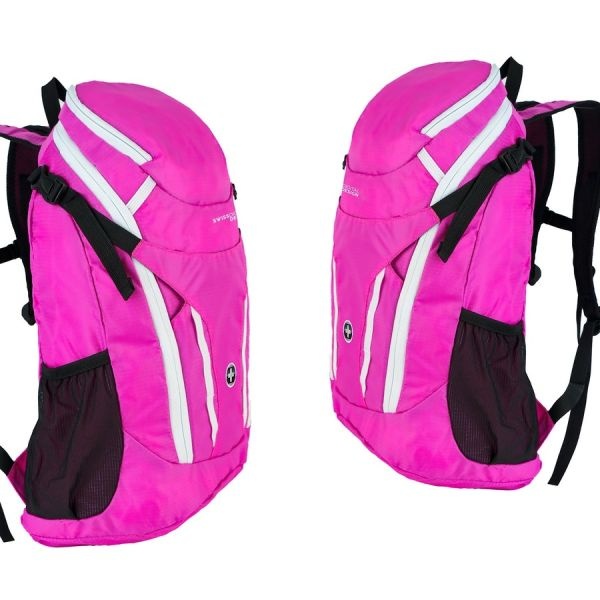 Swissdigital Design Kangaroo Sd1596-46 Rugged Carrying Case (Backpack) For 16" Apple Notebook - Pink