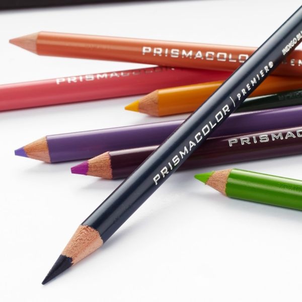 Prismacolor Professional Thick Lead Art Pencils, Assorted Colors, Set Of 24 Pencils