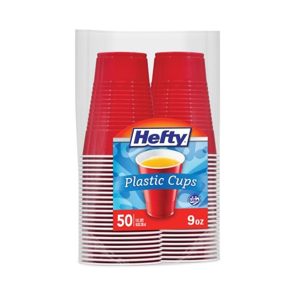 Hefty 9 Oz Easy Grip Disposable Party Cups