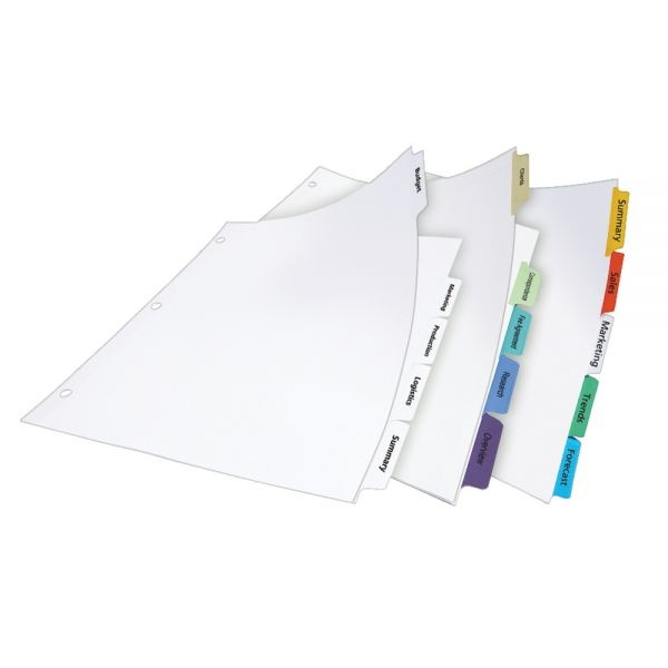 Avery Ecofriendly Clear Label Index Maker Dividers