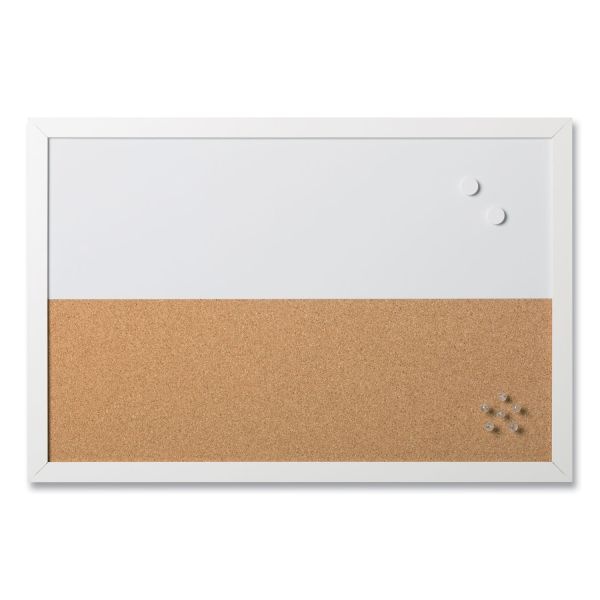 Mastervision Positive Flow Neutrals Message Board Set: (2) Bulletin, (1) Bulletin/Dry Erase, (1) Magnetic Dry Erase, Assorted Sizes