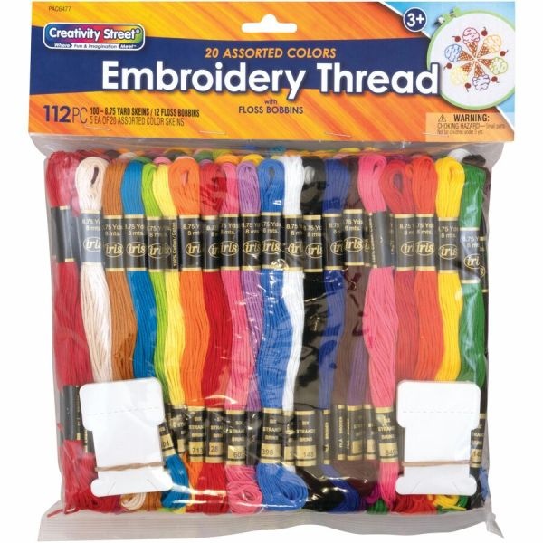 Creativity Street Embroidery Thread Pack