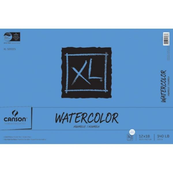 Canson Xl Acid Free Watercolor Paper Pad