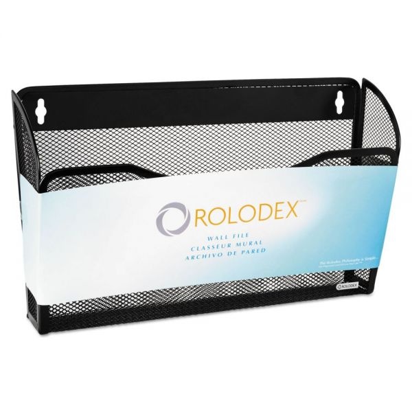 Rolodex Single Pocket Wire Mesh Wall File, Letter Size, 14" X 3.27" X 8