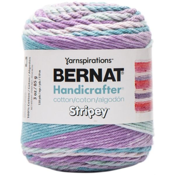 Bernat Handicrafter Cotton Stripey Yarn