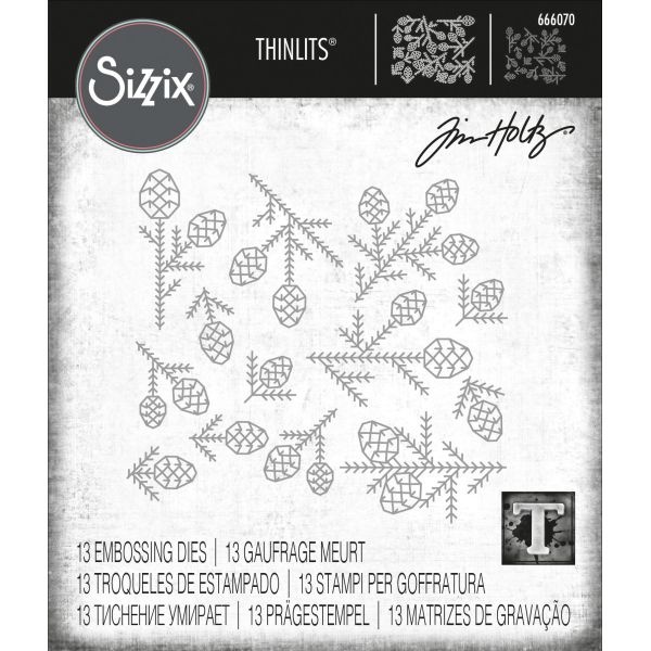Sizzix Thinlits Dies By Tim Holtz 13/Pkg