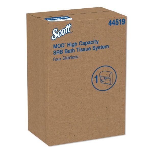 Scott Pro High Capacity Coreless Srb Tissue Dispenser, 11.25 X 6.31 X 12.75, Faux Stainless