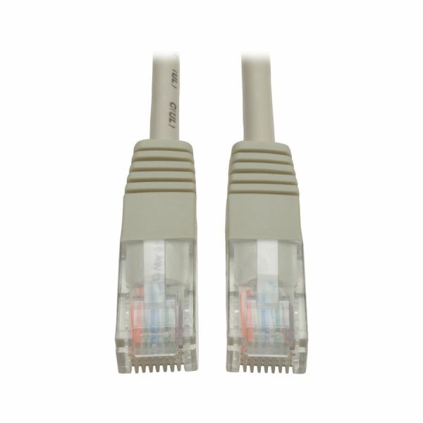 Tripp Lite By Eaton Cat5e 350 Mhz Molded (Utp) Ethernet Cable (Rj45 M/M), Poe - Gray, 25 Ft. (7.62 M)