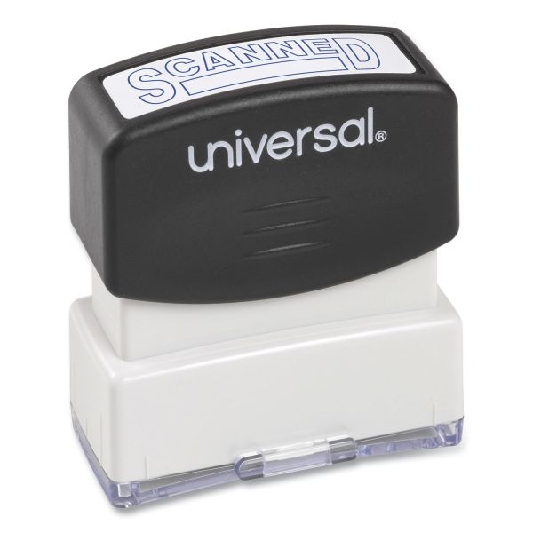 Universal Message Stamp, Scanned, Pre-Inked One-Color, Blue