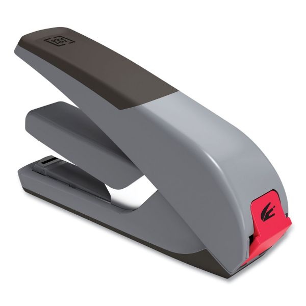 Tru Red One-Touch Dx-4 Desktop Stapler, 30-Sheet Capacity, Gray/Black