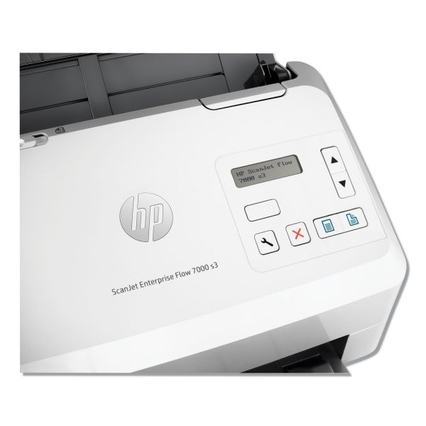 Hp Scanjet Enterprise Flow 7000 S3 Sheet-Feed Scanner, 600 Dpi Optical Resolution, 80-Sheet Duplex Auto Document Feeder