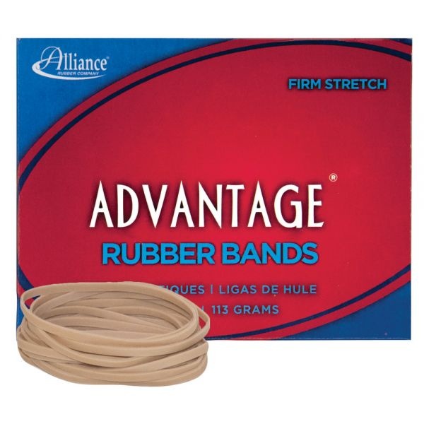 Alliance Advantage Rubber Bands, Size 33, 3 1/2" X 1/8", Natural, Box Of 150