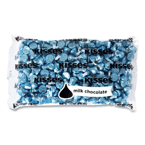 Kisses, Milk Chocolate, Blue Wrappers, 66.7 Oz Bag