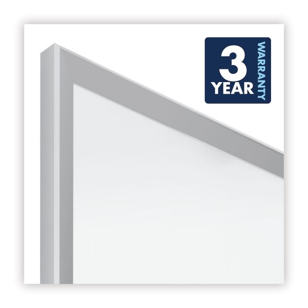 Quartet Classic Total Erase Non-Magnetic Melamine Dry-Erase Whiteboard, 36" X 24", Aluminum Frame With Silver Finish