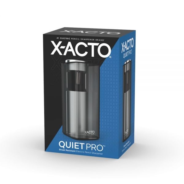 X-Acto Quiet Pro Electric Pencil Sharpener, Black