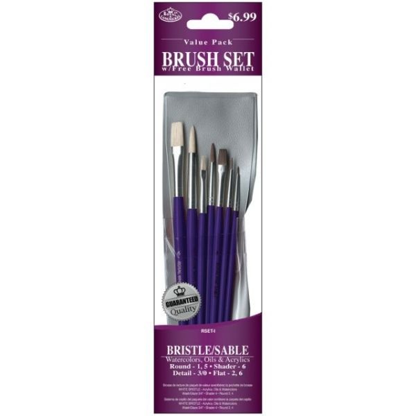 Bristle/Sable Value Pack Brush Set