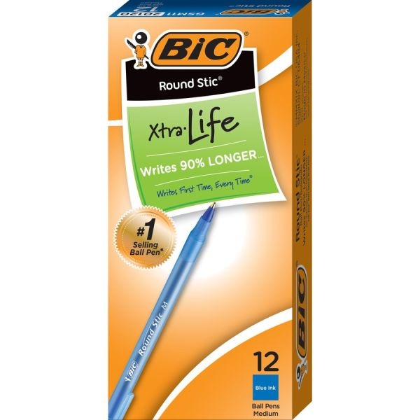Bic Round Stic Ballpoint Pens
