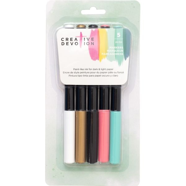 EXPO Bright Sticks Wet Erase Fluorescent Markers Assorted Colors