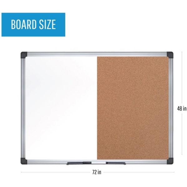 Mastervision Dry-Erase Combo Board
