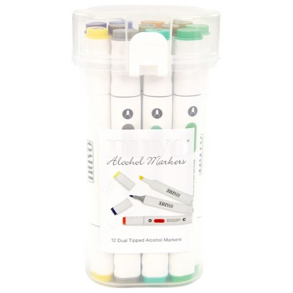 Nuvo Alcohol Markers 12/Pkg