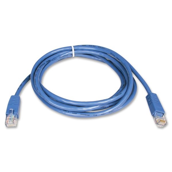 Eaton Tripp Lite Series Cat5e 350 Mhz Molded (Utp) Ethernet Cable (Rj45 M/M), Poe - Blue, 10 Ft. (3.05 M)