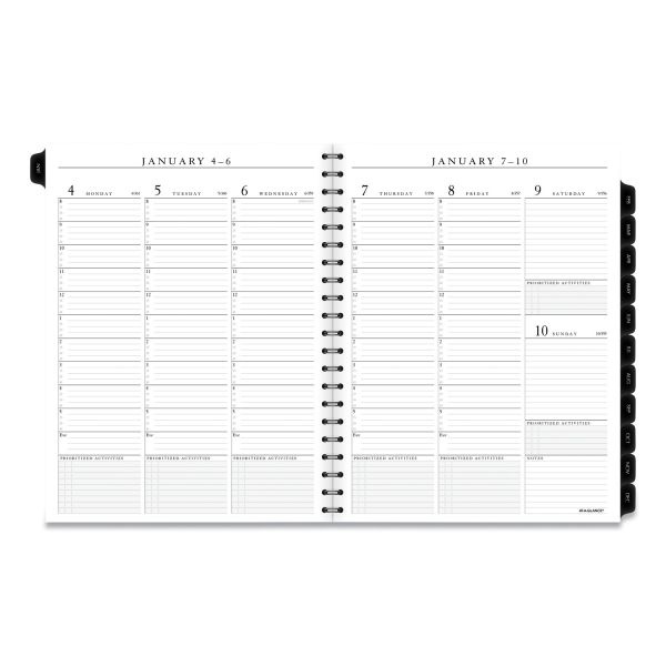 At-A-Glance Executive Weekly/Monthly Planner Refill With 15-Minute Appointments, 11 X 8.25, White Sheets, 12-Month (Jan To Dec): 2024