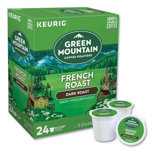 Green Mountain Coffee K-Cups, French Roast, Dark Roast, 24 K-Cups