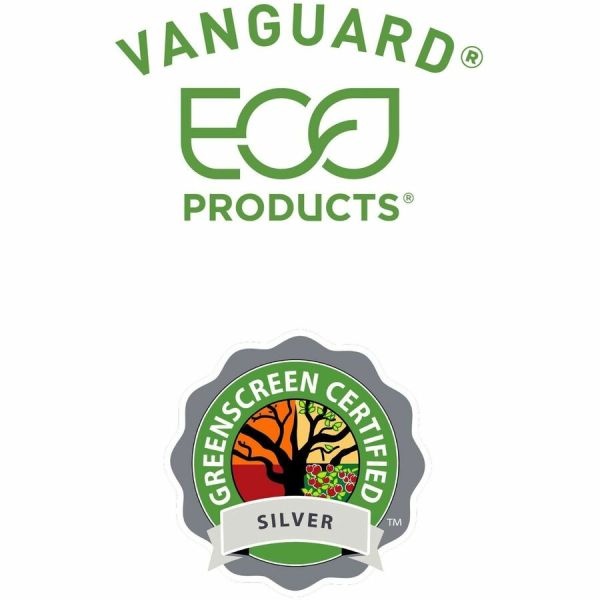 Eco-Products Vanguard Renewable And Sugarcane Plates, 10" Dia, White, 500/Carton