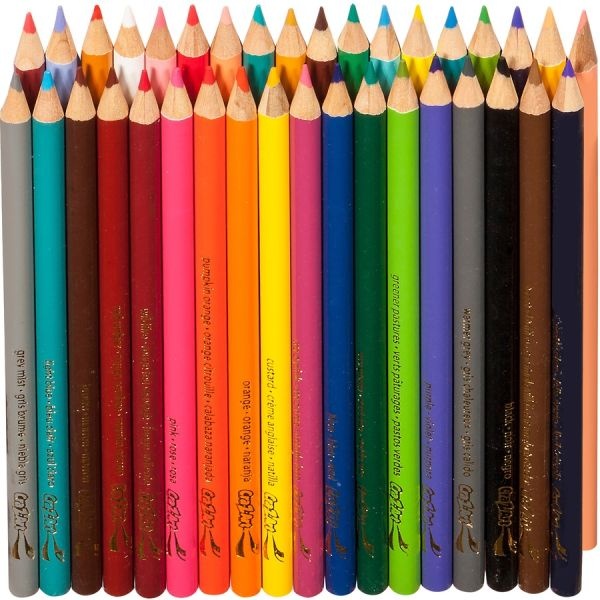 Cra-Z-Art Colored Pencils, 36 Assorted Lead And Barrel Colors, 36/Box