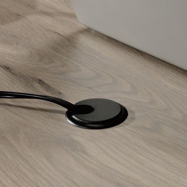 Sauder Summit Station 66"W Executive Computer Desk, Laurel Oak