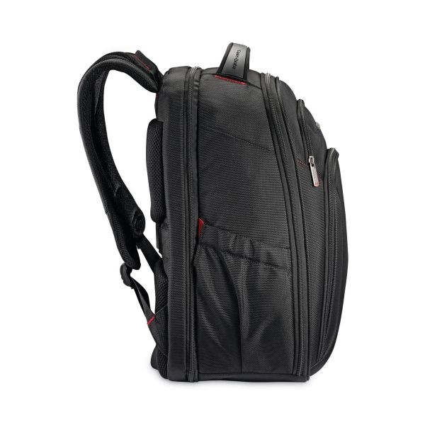Samsonite Xenon Carrying Case (Backpack) For 15.6" Notebook - Black - Shock Resistant - 1680D Ballistic Nylon Body - Tricot Interior Material - Handle, Shoulder Strap - 17.5" Height X 12" Width X 8" Depth - 1 Each