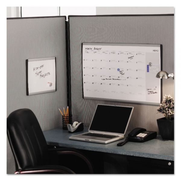 Quartet Magnetic Dry-Erase Board, Steel, 11 X 14, White Surface, Silver Aluminum Frame