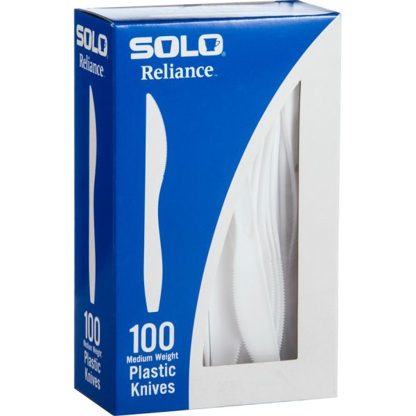Solo Cup Reliance Medium Weight Plastic Knives