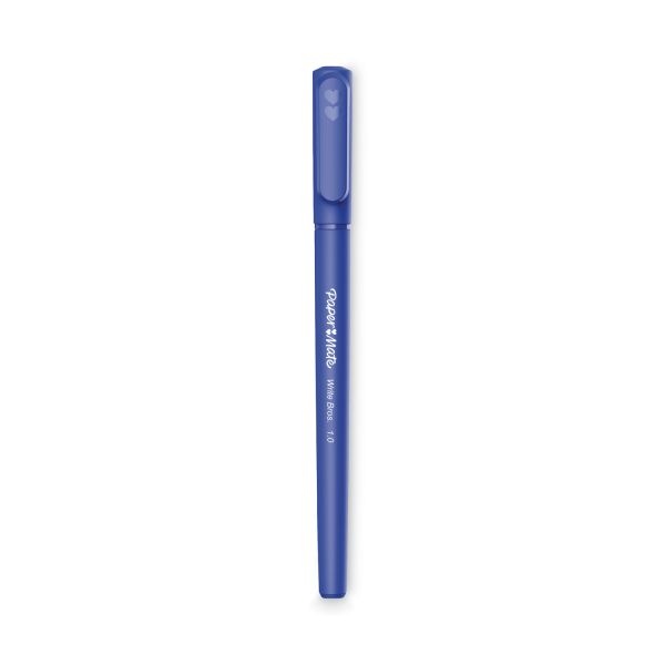 Paper Mate Write Bros. Ballpoint Pen Value Pack, Stick, Medium 1 Mm, Blue Ink, Blue Barrel, 120/Pack