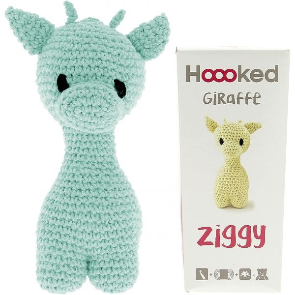 Hoooked Ziggy Giraffe Kit W/Eco Barbante Yarn