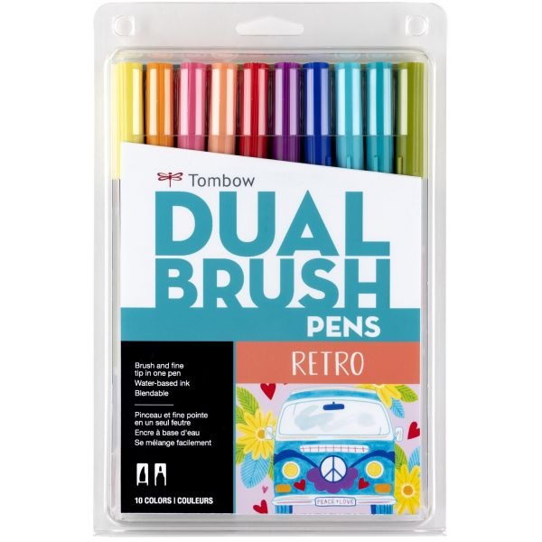 Tombow Dual Brush Pens 10/Pkg