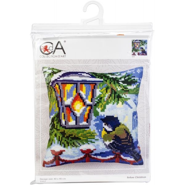 Collection D'art Stamped Needlepoint Cushion Kit 40X40cm