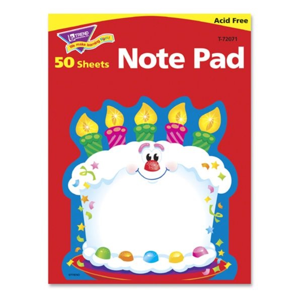 Trend Note Pad With Birthday Design