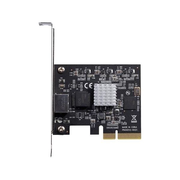 1 Port Pci Express 10Gbase-T / Nbase-T Ethernet Network Card - 5-Speed Network Support: 10G/5G/2.5G/1G/100Mbps - Pcie 2.0 X4